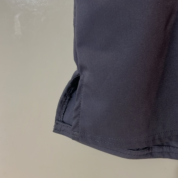 Ultrasoft Stretch Drop Neck 2 Pocket Scrub Top Style # 8200 NWT Dark Grey - Picture 8 of 9